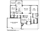 Craftsman House Plan - 27985 - 1st Floor Plan
