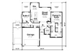 Craftsman House Plan - Durango Point 28015 - 1st Floor Plan