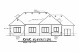 Secondary Image - Craftsman House Plan - Durango Point 28015 - Rear Exterior