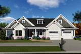 Ranch House Plan - 28039 - Front Exterior