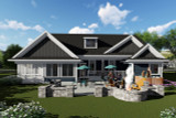 Ranch House Plan - 28039 - Rear Exterior