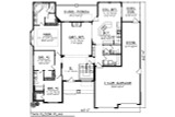 Ranch House Plan - 28039 - 1st Floor Plan