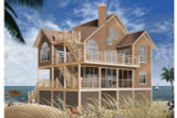 Cape Cod House Plan - The Wind Drift 3 28167 - Front Exterior