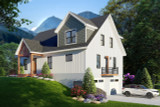 Craftsman House Plan - Lake Lure Mountains 28196 - Front Exterior