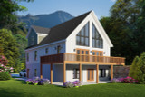Secondary Image - Craftsman House Plan - Lake Lure Mountains 28196 - Rear Exterior