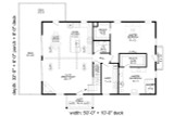 Craftsman House Plan - Lake Lure Mountains 28196 - 1st Floor Plan