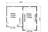 Traditional House Plan - 28240 - 1st Floor Plan