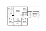 Secondary Image - Traditional House Plan - 28342 - 2nd Floor Plan
