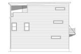 Modern House Plan - Shephard 28417 - Left Exterior