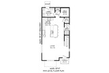 Modern House Plan - Shephard 28417 - 1st Floor Plan