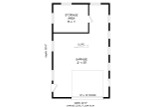 Contemporary House Plan - Zephyr 28638 - 1st Floor Plan