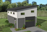 Contemporary House Plan - Zephyr 28638 - Front Exterior