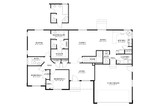 Ranch House Plan - Diaz 28812 - 1st Floor Plan