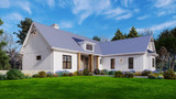 Farmhouse House Plan - Autumn Wood C 29164 - Left Exterior