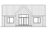 Modern House Plan - Tahoe 29476 - Rear Exterior