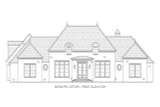 European House Plan - French Quarter 29477 - Optional Front Exterior - 