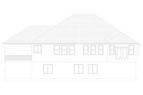Craftsman House Plan - 29493 - Rear Exterior