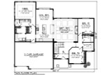 Ranch House Plan - 29655 - 1st Floor Plan