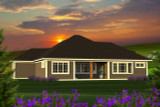 Secondary Image - Ranch House Plan - 29767 - Rear Exterior