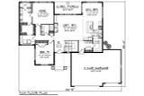 Ranch House Plan - 29767 - 1st Floor Plan