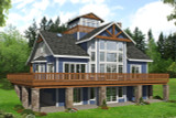 Lodge Style House Plan - 29863 - Rear Exterior