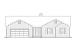 Ranch House Plan - 29866 - Front Exterior