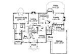 Colonial House Plan - Palmary 29914 - 1st Floor Plan