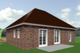 Secondary Image - Traditional House Plan - 29981 - Rear Exterior