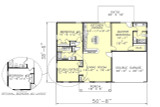Traditional House Plan - 29981 - 1st Floor Plan