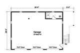Traditional House Plan - 30096 - 1st Floor Plan