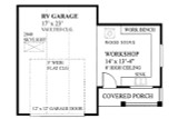 Country House Plan - 30104 - 1st Floor Plan