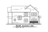 Traditional House Plan - Wetherby Mills 30187 - Rear Exterior