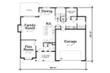 Traditional House Plan - Wetherby Mills 30187 - 1st Floor Plan