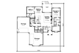 Craftsman House Plan - Ponca Hills 30313 - 1st Floor Plan