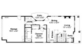 Contemporary House Plan - Montrose II 30317 - 1st Floor Plan