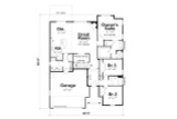 Cottage House Plan - Hickory Cottage 30427 - 1st Floor Plan