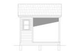 Traditional House Plan - Dog Shed 30487 - Left Exterior