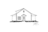 Lodge Style House Plan - Twin Peaks 30528 - Left Exterior