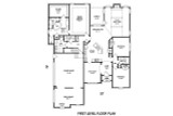 Classic House Plan - 30572 - 1st Floor Plan