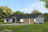 Ranch House Plan - 30774 - Front Exterior