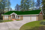 Ranch House Plan - 30774 - Front Exterior