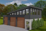 Modern House Plan - 30907 - Front Exterior