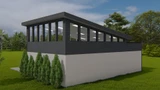 Modern House Plan - 30907 - Rear Exterior
