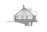 European House Plan - Rain Song 31066 - Left Exterior