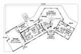 European House Plan - Williamsburg 31229 - 1st Floor Plan