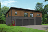 Contemporary House Plan - Canyon View ADU 31239 - Front Exterior