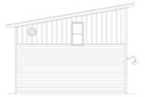 Contemporary House Plan - Canyon View ADU 31239 - Left Exterior