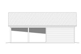 Traditional House Plan - 31611 - Right Exterior