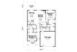 Craftsman House Plan - Cedar Glen II 31836 - 1st Floor Plan