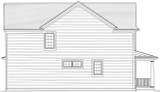 Traditional House Plan - Drexel 31991 - Left Exterior